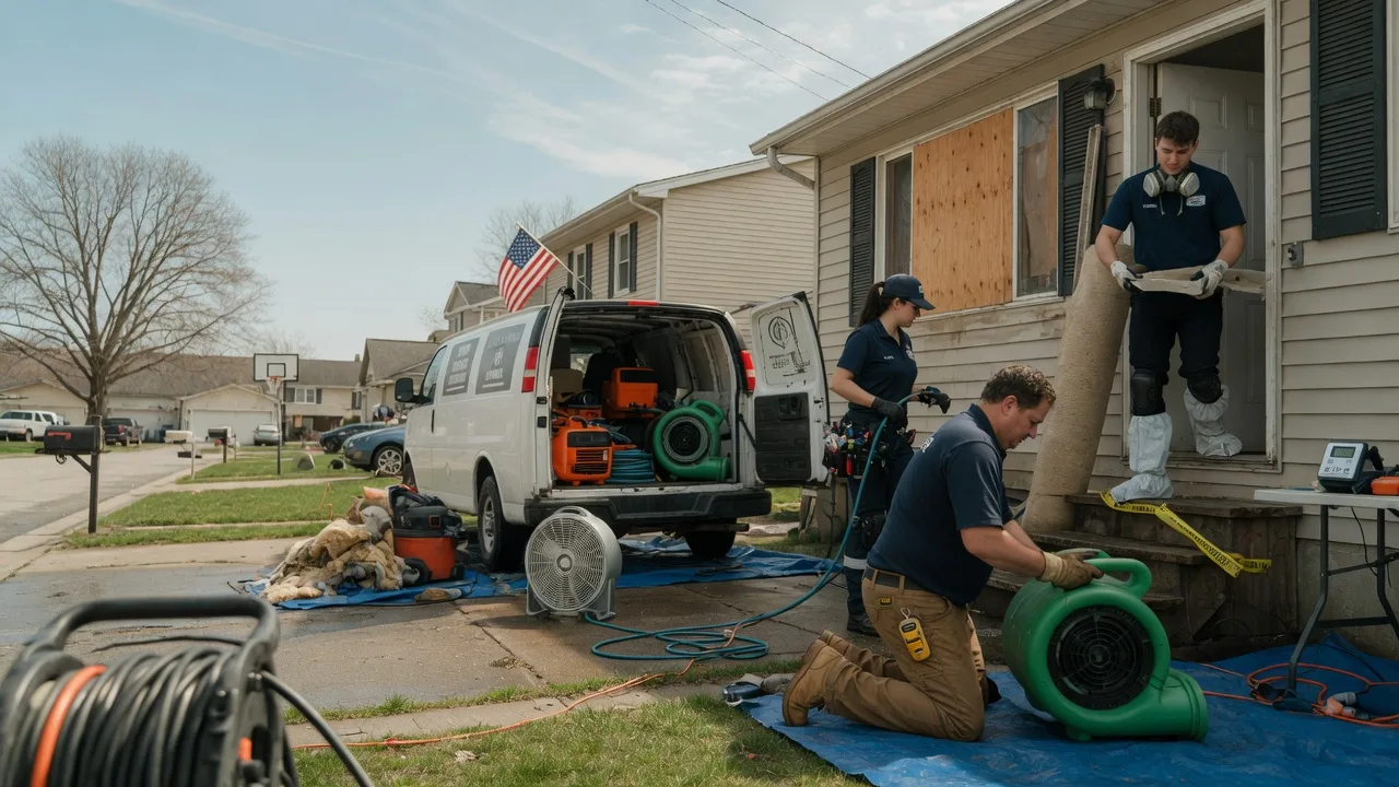 Water Damage Restoration in Emden, MO near me